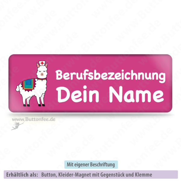 Medi-Alpaka pink (25x70mm)