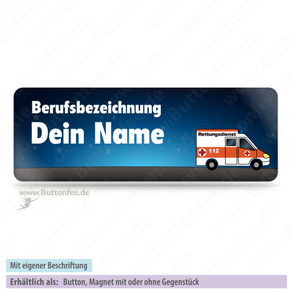 Rettungswagen Nacht (25x70mm)