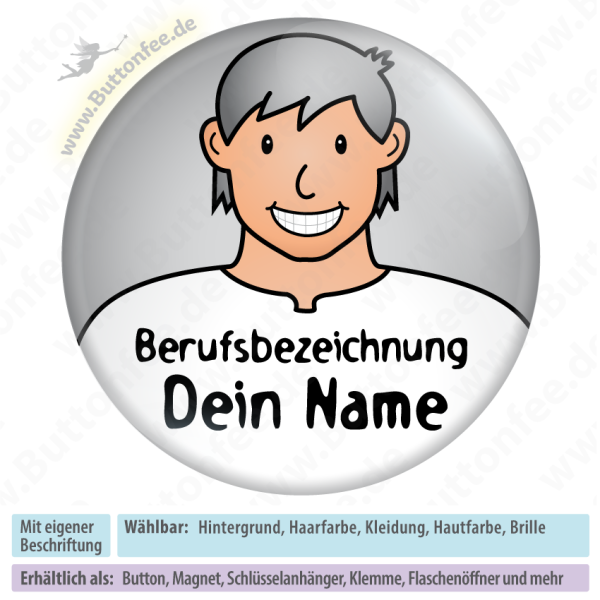 Mediziner LÄCHELND Frisur 2