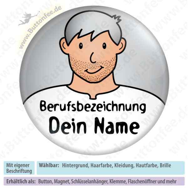 Mediziner 3-TAGEBART Frisur 1