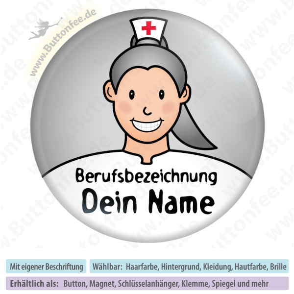 Krankenschwester LÄCHELND Frisur 15