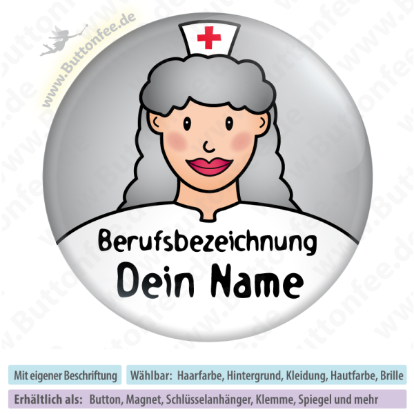 Krankenschwester GESCHMINKT Frisur 7