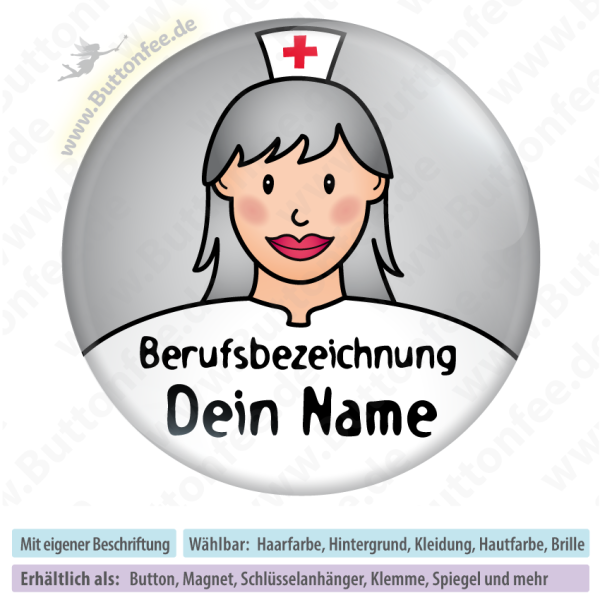 Krankenschwester GESCHMINKT Frisur 10