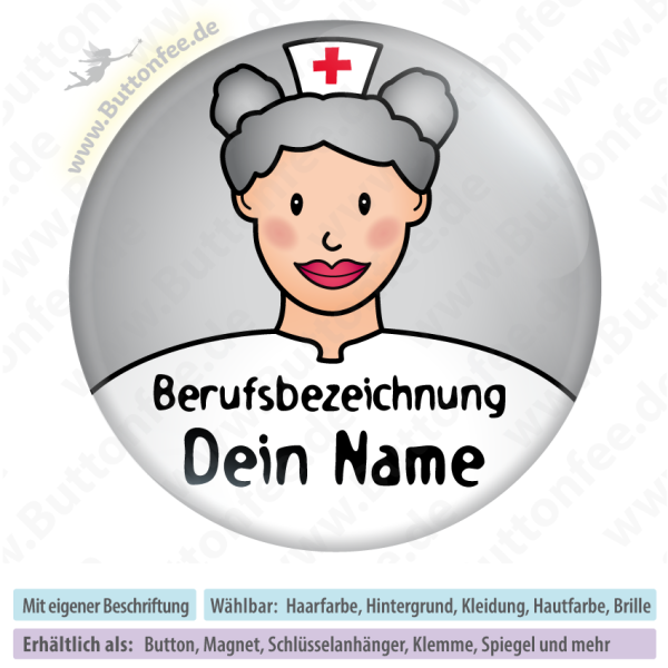 Krankenschwester GESCHMINKT Frisur 12