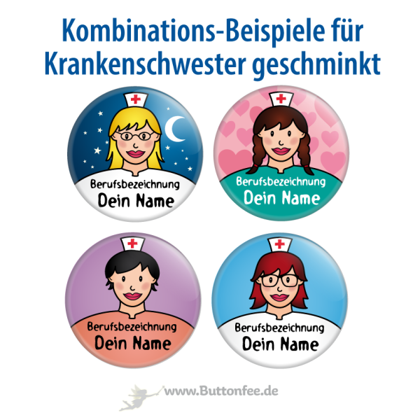 Krankenschwester GESCHMINKT Frisur 7