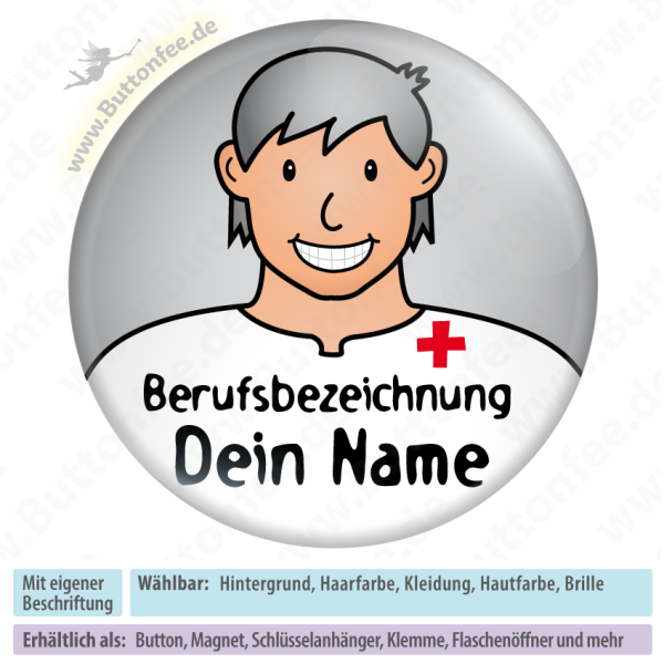 Krankenpfleger LÄCHELND Frisur 2