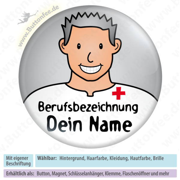 Krankenpfleger 3-TAGEBART Frisur 3