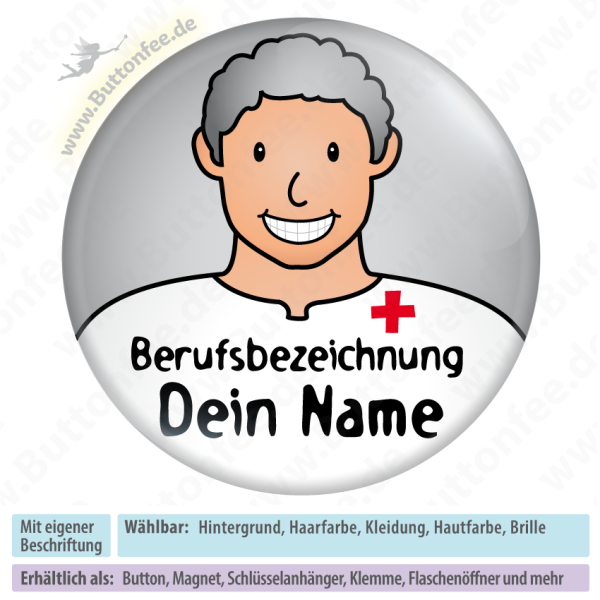 Krankenpfleger 3-TAGEBART Frisur 5