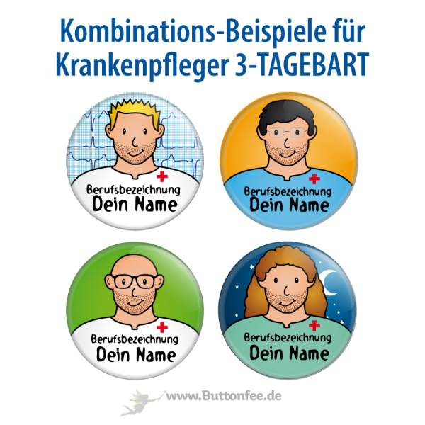 Krankenpfleger 3-TAGEBART Frisur 5