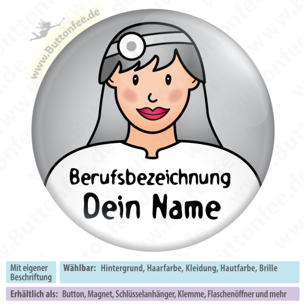Ärztin GESCHMINKT Frisur 4