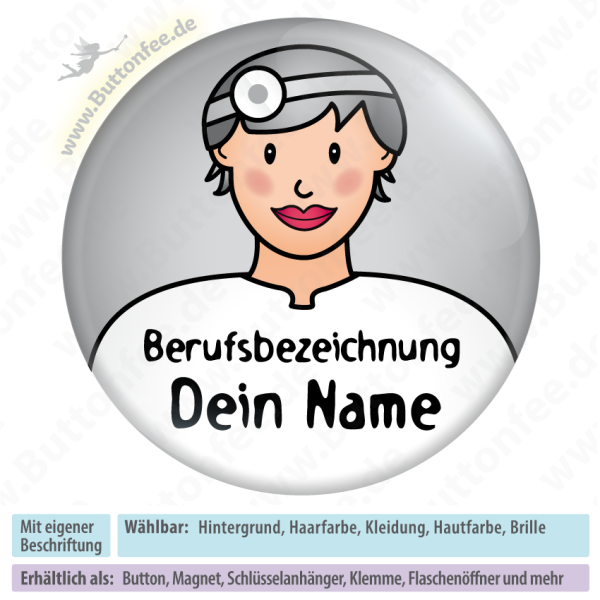 Ärztin GESCHMINKT Frisur 8