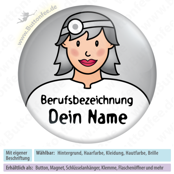 Ärztin GESCHMINKT Frisur 11