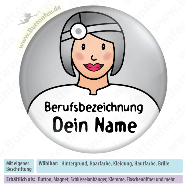Ärztin GESCHMINKT Frisur 13