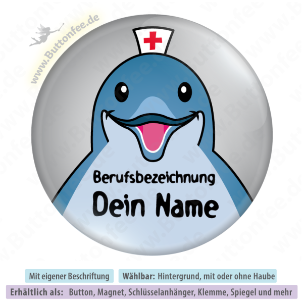 Delfin mit oder ohne Haube