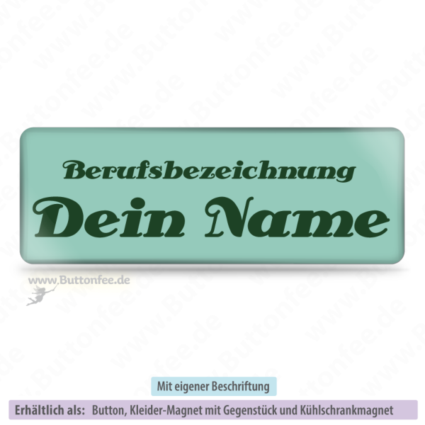 Namensschild mint