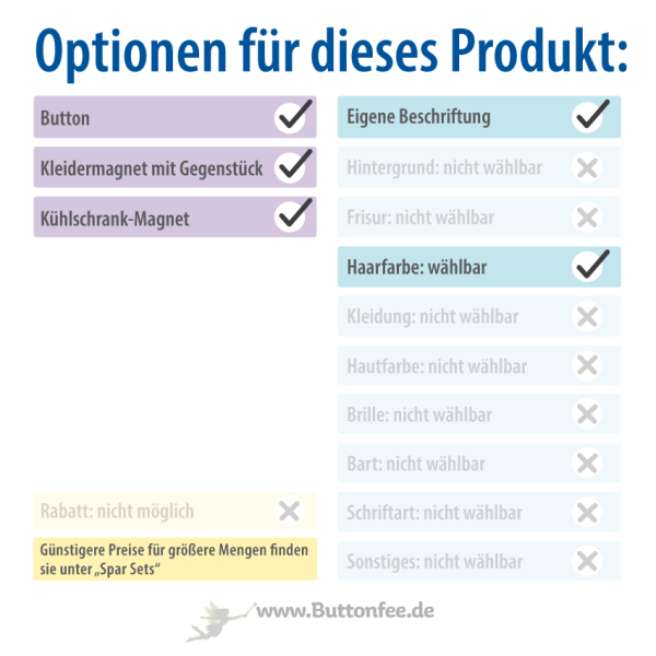 Namensschild Friseurin auf bordeaux