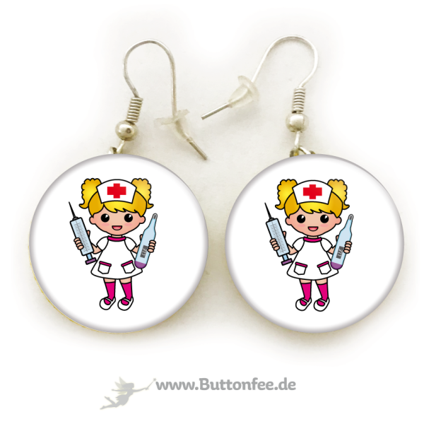 Ohrringe Manga Schwester blond