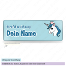 Medi Einhorn blau (25x70mm)