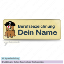 Piraten Bär beige (25x70mm)