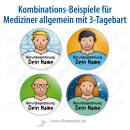 Mediziner 3-TAGEBART Frisur 6